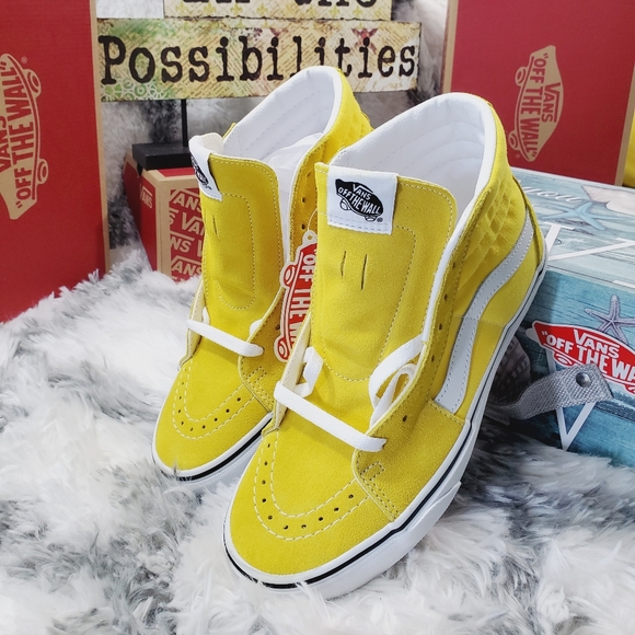 Vans Cyber Yellow Sk8-HI - Picture 12 of 14